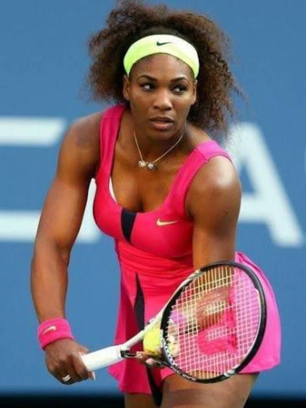 Iconic Nike Dri-Fit Women’s Tennis Athletic Dress Pink with Black Trim